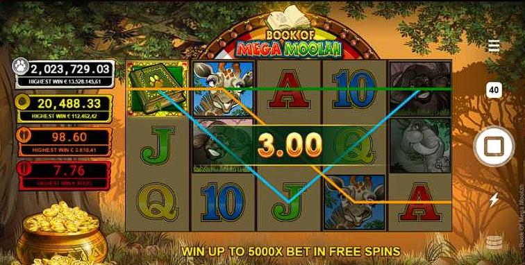 mega moolah online slot